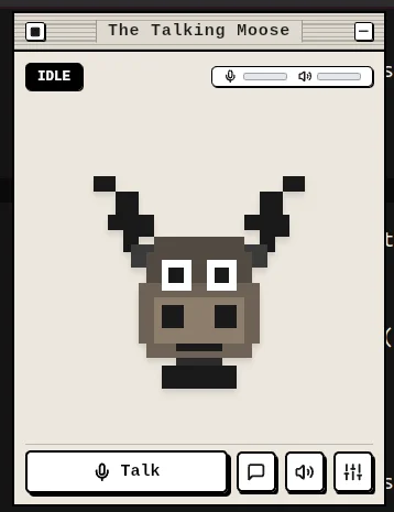 The Talking Moose 2026 logo