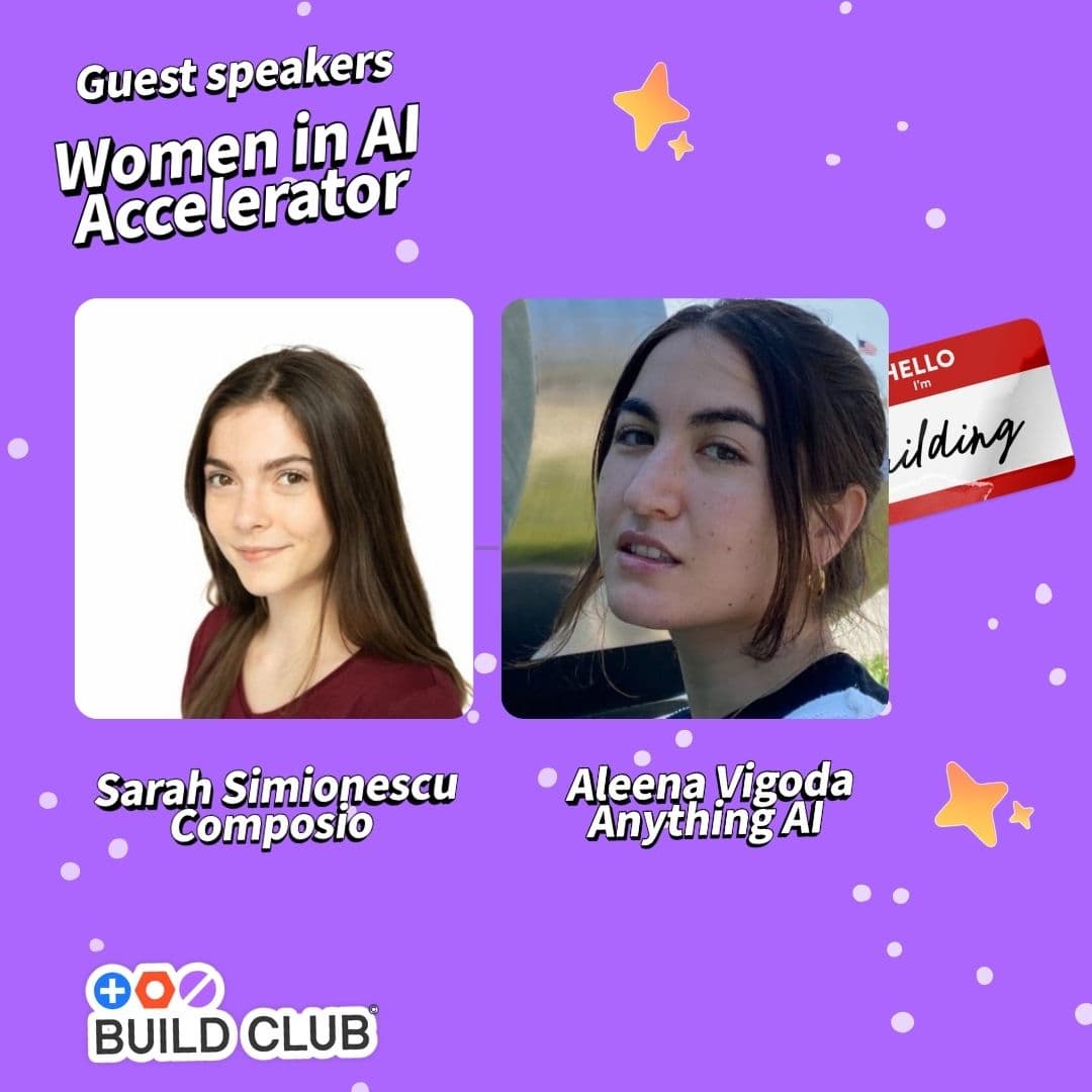 Women in AI Accelerator - Workshop Session 1